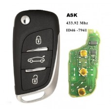 Citroen Remote autokey RK06C Citroen Remote autokey RK06C