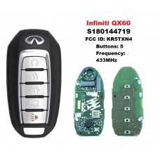 Infiniti Автоключ зі штатною охоронною системою RK10