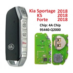 KIA Автоключ зі штатною охоронною системою RK40B KIA Автоключ зі штатною охоронною системою RK40B