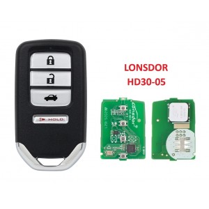 Lonsdor Honda 3+1 buttons smart key HD30-05 Lonsdor Honda 3+1 buttons smart key HD30-05