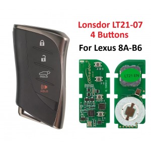 Lonsdor Lexus 4 buttons smart key LT21-07