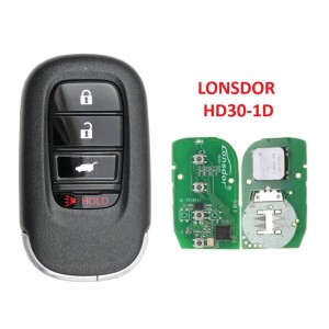 Lonsdor Honda 3+1 buttons smart key HD30-1D Lonsdor Honda 3+1 buttons smart key HD30-1D