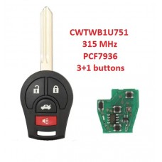 Nissan Remote autokey RK11A