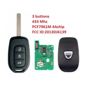 Dacia Автоключ зі штатною охоронною системою RK01