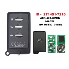 Subaru Remote autokey RK06