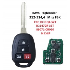Toyota Remote autokey RK20